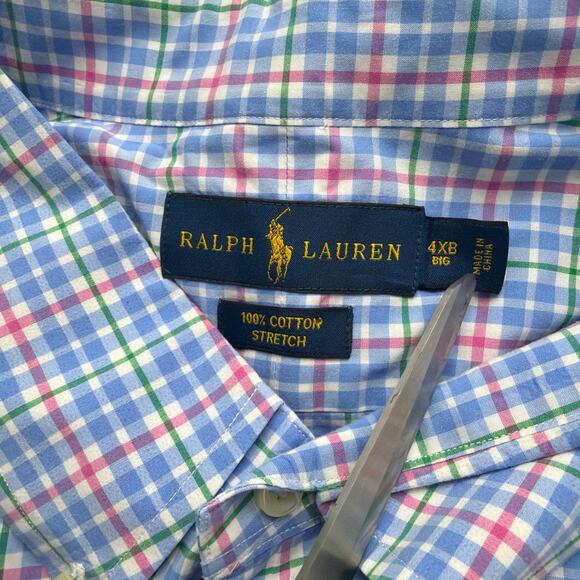 Ralph Lauren Mens 4XB Button Down Long Sleeve Multicolor Shirt - Picture 2 of 9